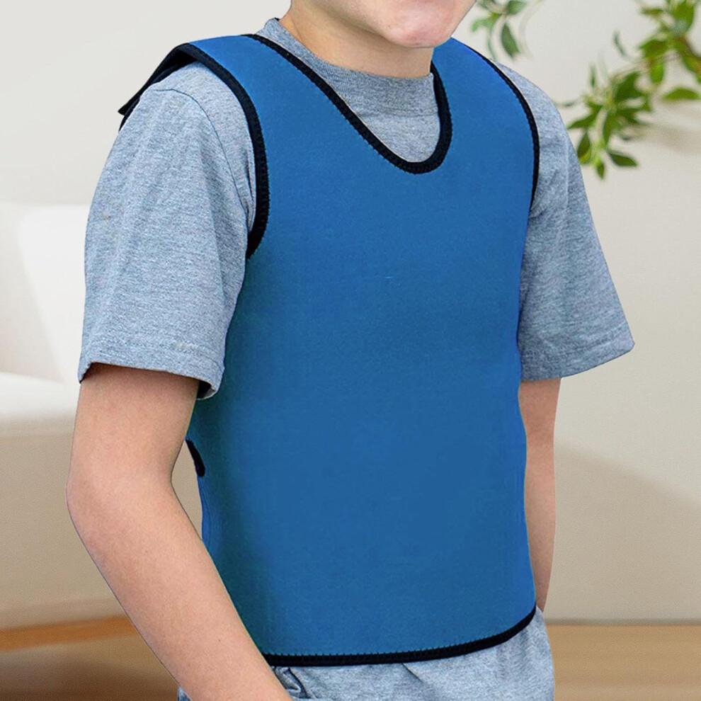 Kids Compression Vest Sensory Processing Vest Weighted Vest Sensory Compression Vest Blue L20in x W36in