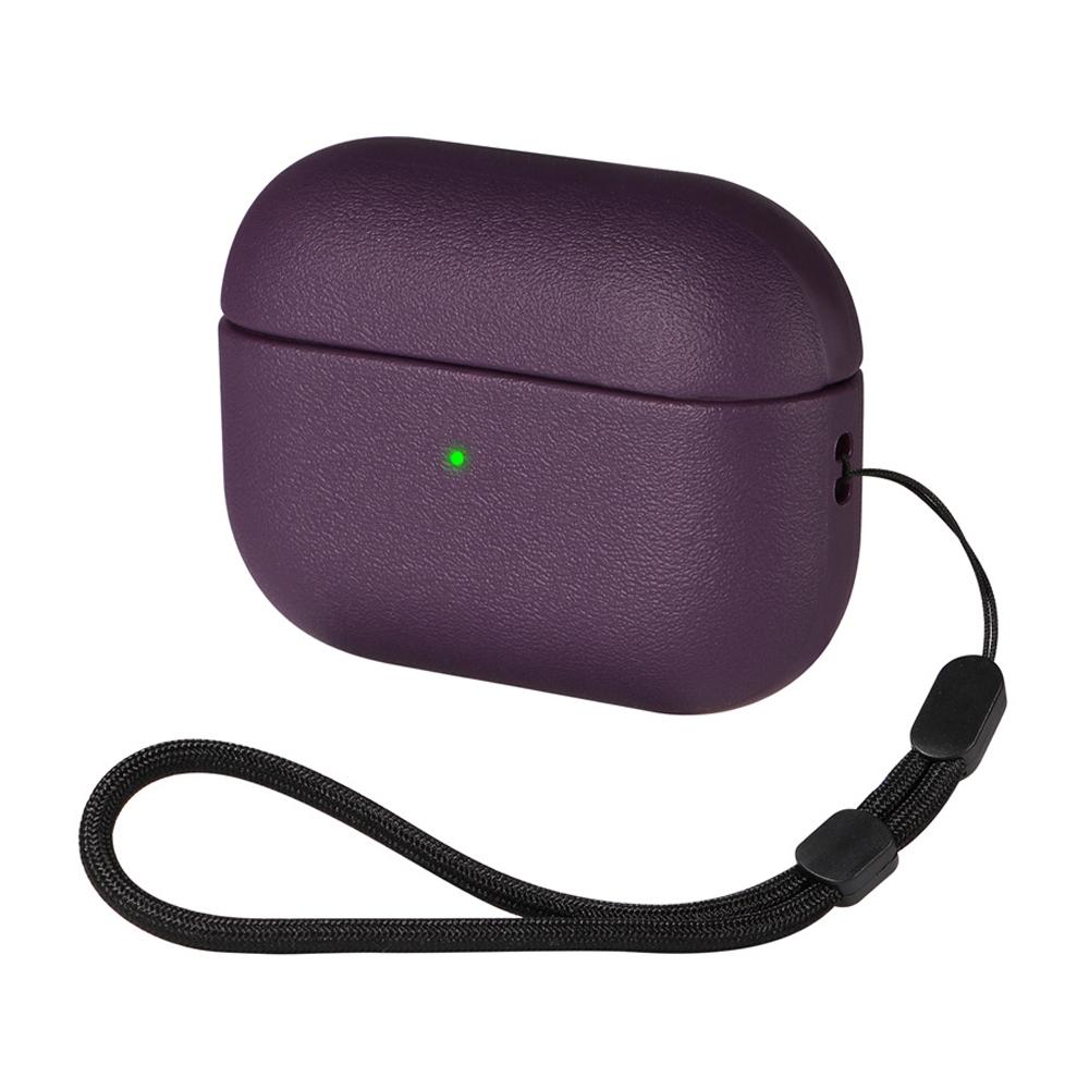Leather grain Case For AirpPods Pro3 2 Case Airpods 4 3 2 1 AirPods Pro cover Apple Bluetooth Earphone Accessories Protect Machine