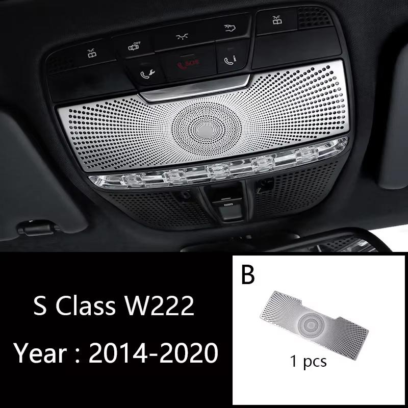 Painel de Porta-Copos da Console Central Estrutura da Alavanca de Câmbio Capa Decorativa Acessórios de Decoração Para Mercedes Benz Classe S W222 S320 S350