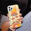Boho Hippy Mushroom Sunrise Phone Case For iPhone 13 12 Mini 11 Pro Max XS XR X SE 7 8 Plus 5S 5 6S 6 Gift Print Cover Fundas