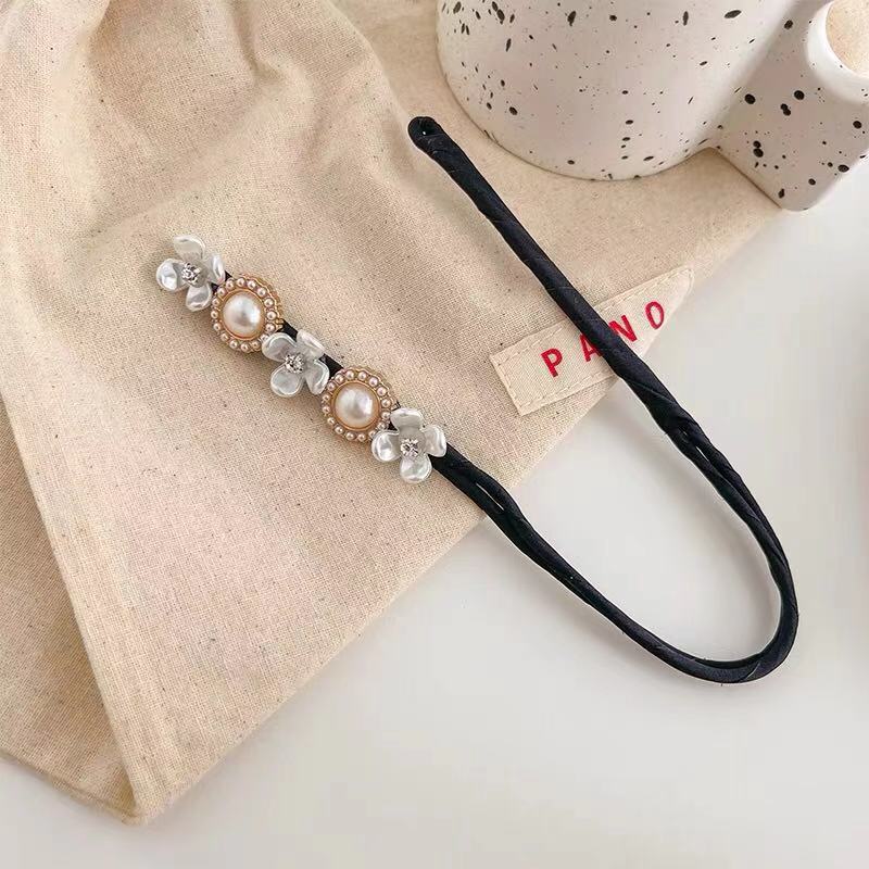 

1/3 шт. Елегантний корейський набір шпильок для волосся з перлами та металом з квітковими акцентами для жінок 1pc