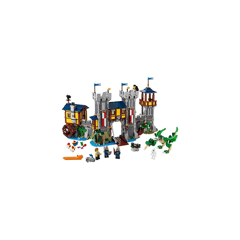 LEGO Creator Expert Medieval Castle Building Set 31120 for Kids Ages 9-11, Educational Toy, Decorative Block