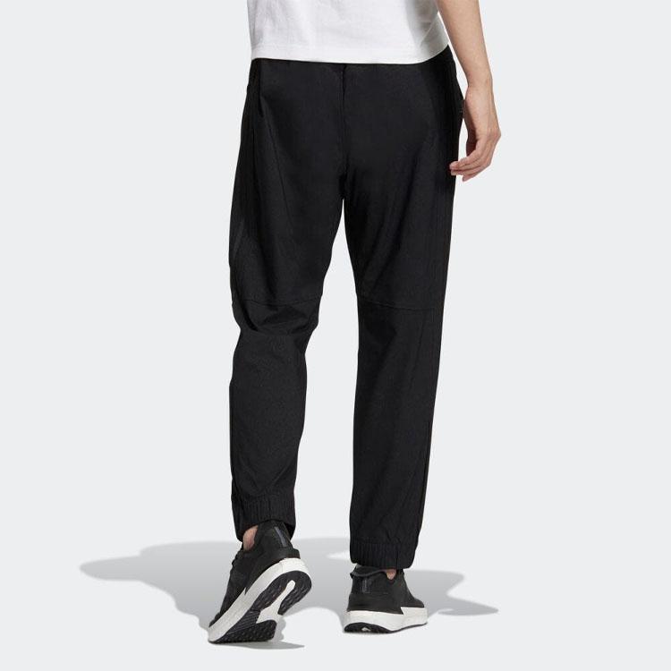 Adidas Solid Jogger Pants Men Bottoms Black IA9395