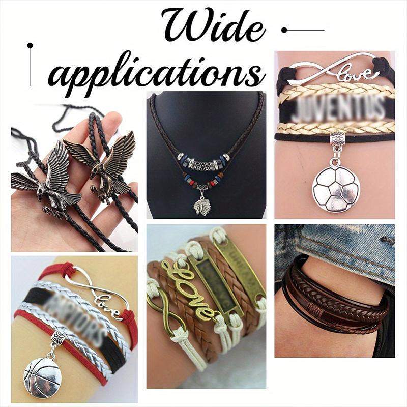 5m 6mm/8mm Tartós DIY Egyenletes Vastagságú 5 Szálas Rugalmas PU Bőr Hosszú Élettartamú Kiegészítők Gondosan Fonott Fonott Egyszínű