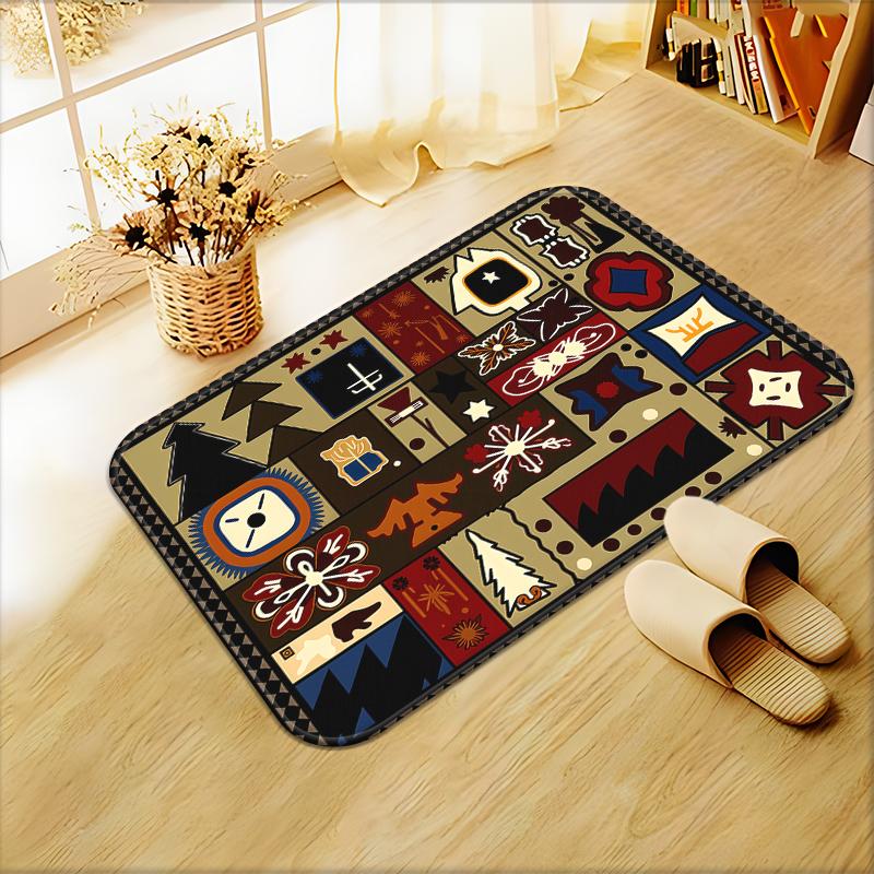 Bohemian Pony Print Rug Animal Pattern Non-Slip Carpet for Living Room Kids Bedroom Modern Home decorations Mat Baby Play Mat