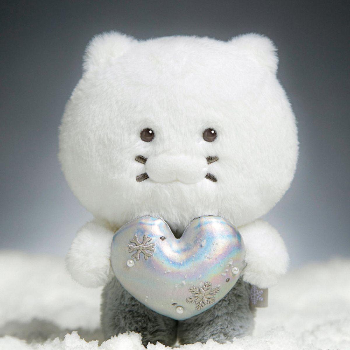 

Kakao Friends White Silver Snowflake Heart Doll – Chunsik Chunsik