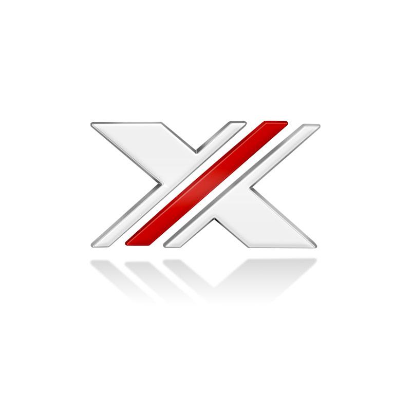 1Pc X XPOWER Logo 3D Metal Exteior Auto Side Trunk Sticker Badge Emblem Car Styling For MG 5 6 7 ZS HS GS 3 TF 5 RX5 GT Accessories