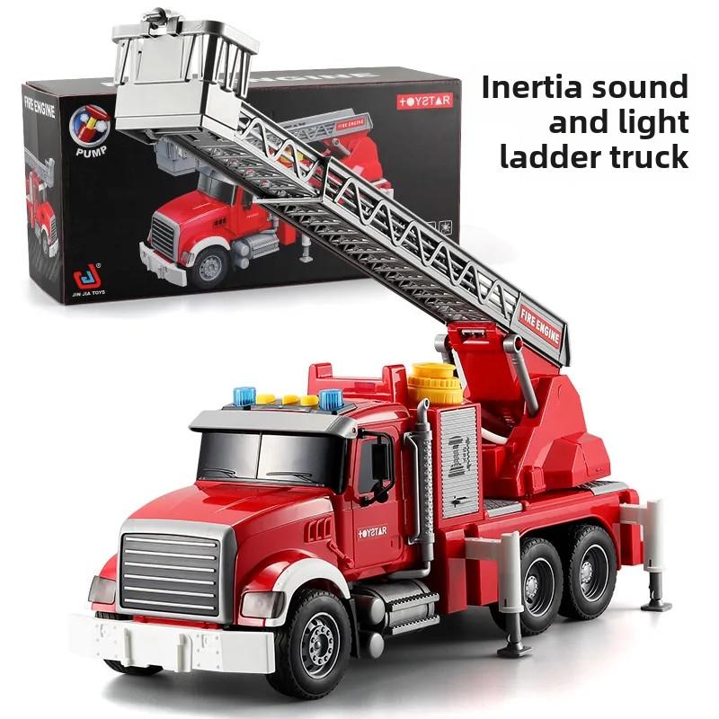 Tow Truck Toy Flatbed and Crane with Race Car Playset Large Toys Rescue Vehicle Push & Go,Lights Sounds,Kids Birthday Gift