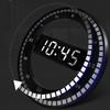 12 Inch Digital Electronic Clock Modern Minimalist Art Design Plastic Home Decoration Bedroom Silent Wall LED Round Fashion