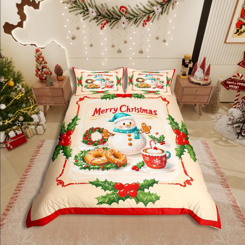 Comforter Homewish Merry Christmas Festival Xmas For Kids Bedding Sethappy New Year Decor
