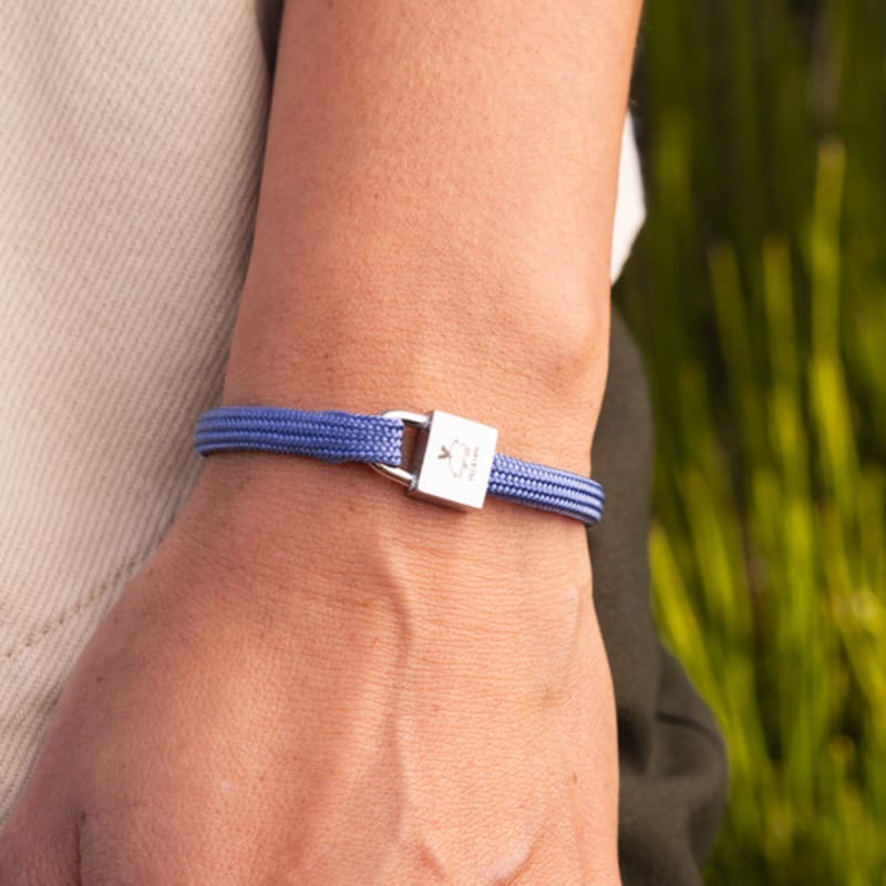 PIG & HEN (Women's) Billy Bracelet - Indigo Purple X Silver