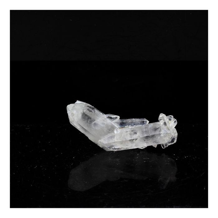 Pierres et Minéraux. Quartz biterminé. 11.60 ct. Puits Brides, La Gardette Mine, Bourg d'Oisans, France.