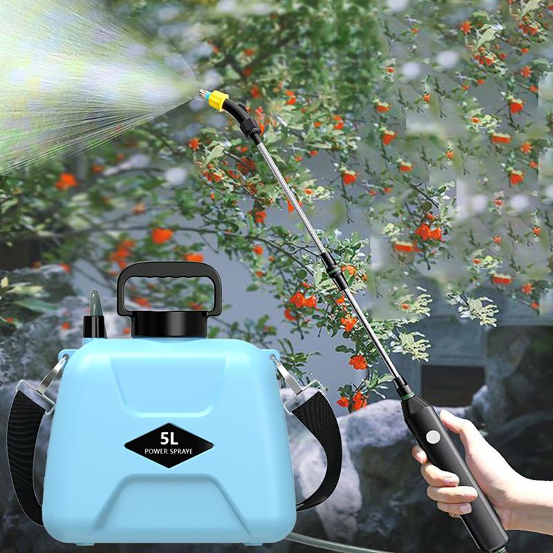 

5L Power Shoulder Электрический распылитель Can Автоматическая лейка для распыления Садоводство Полив газона Сельскохозяйственные садовые инструменты