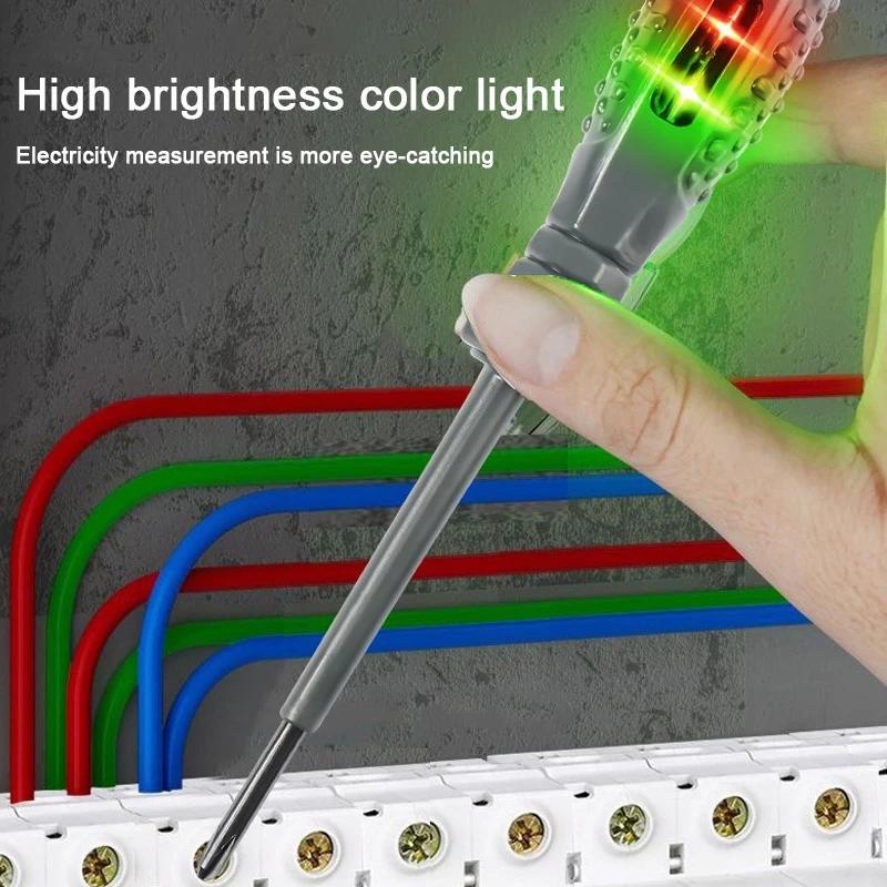 New Multi-functional Electrician Screwdriver Household Intelligent Measuring Pen ABS Non- Induction Voltage Power Tester