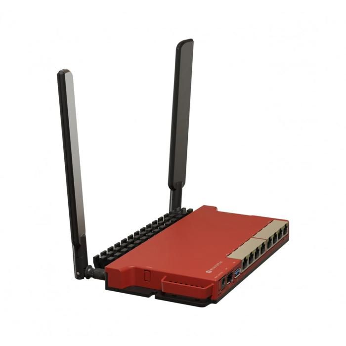 Mikrotik L009UiGS-2HaxD-IN routeur sans Fil Gigabit Ethernet Monobande (2,4 GHz) Rouge