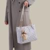 Nieuwe Chinese Stijl Onderarmtas Dames Werk Tote Tas Zomer Eenvoudige Stoffen Tas Schouder Handtas
