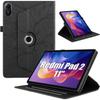 Case for Xiaomi Redmi Pad 2 11 Inches 2025, Leather Effect Protection Black Tree Pattern