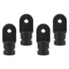 4 Pcs Bimini Top Fitting Nylon Eye End Top Bimini Top Hardware Cover   for Marine Boat