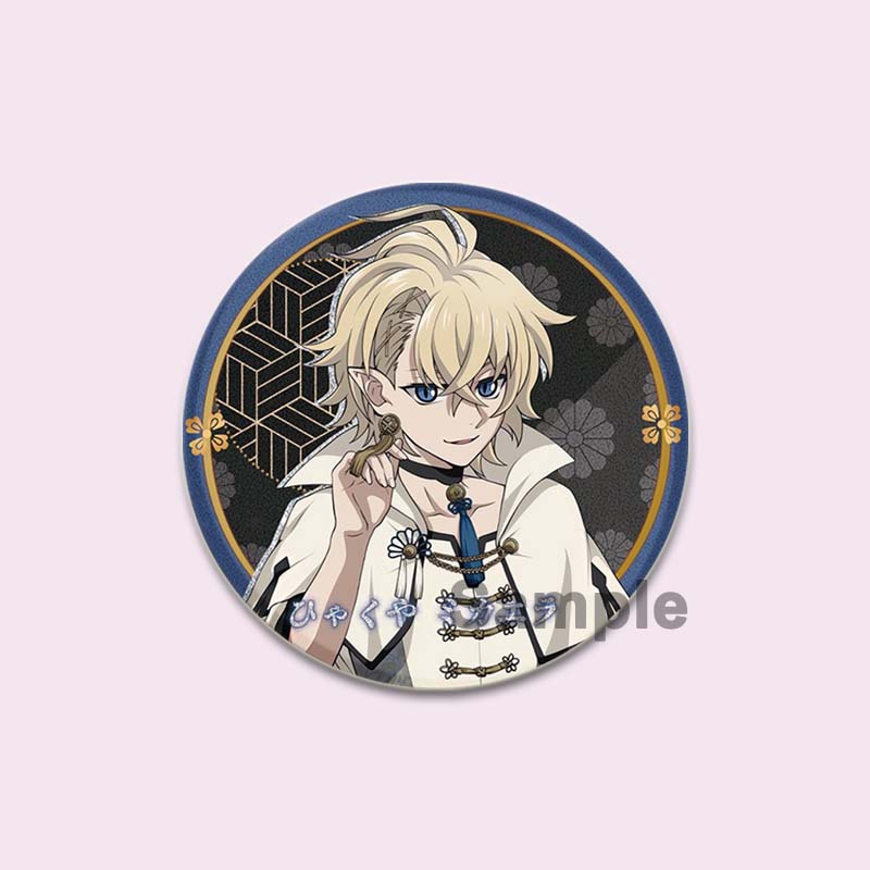 Cartoon Style Badge Anime Seraph of The End Brooches on Backpack Clothes Handmade Round Enamel Pins for Jewelry Gifts Accessorys KTJ