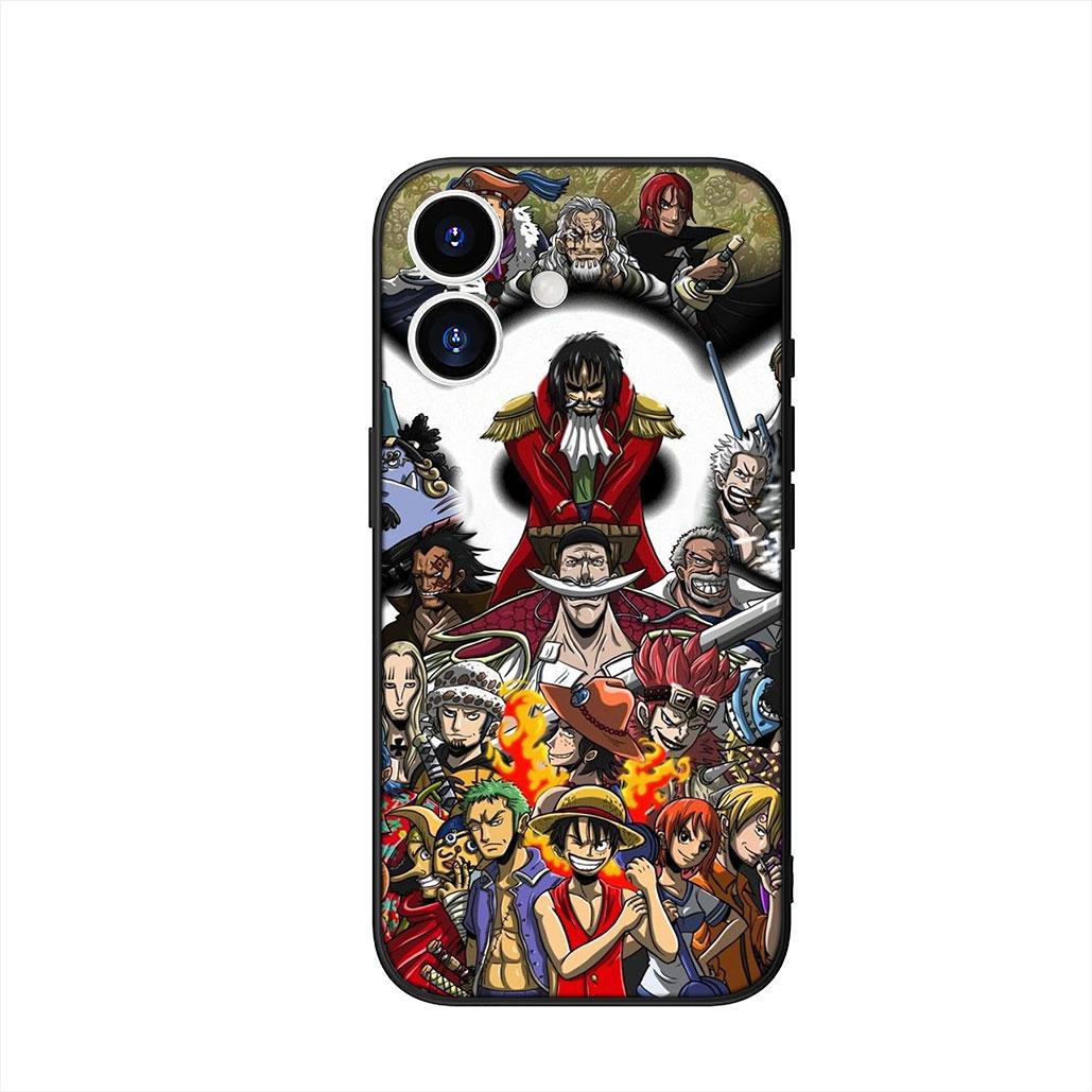

Zoro Nami One Pieces Luffy Phone Cover Case for Apple iPhone 17 16 15 11 Pro XS Max XR 6 7 8 Plus + SE 2020 5 16E Casing iPhone 16E