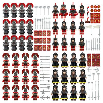 2025 Cavaliere Medievale Soldati Romani Militare Roma Centurione Castello Set Minifigure Accessori Blocchi da Costruzione Giocattolo