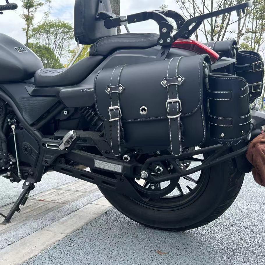 QJ Flash 250 Crash Bar & Rear Rack Kit: Protection Bar, Backrest, Side Bag Accessories