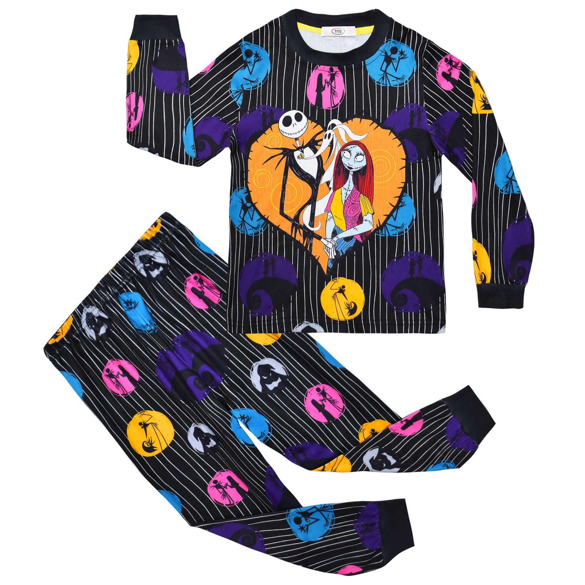 

Halloween Horror Cosplay Printed Costume, Medium And Large Children S Long-Sleeved Set, Loungewear Set 7798 110