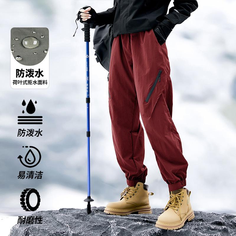 Couple's work pants, high street paratrooper outdoor pants, all-season trendy brand loose workwear casual pants