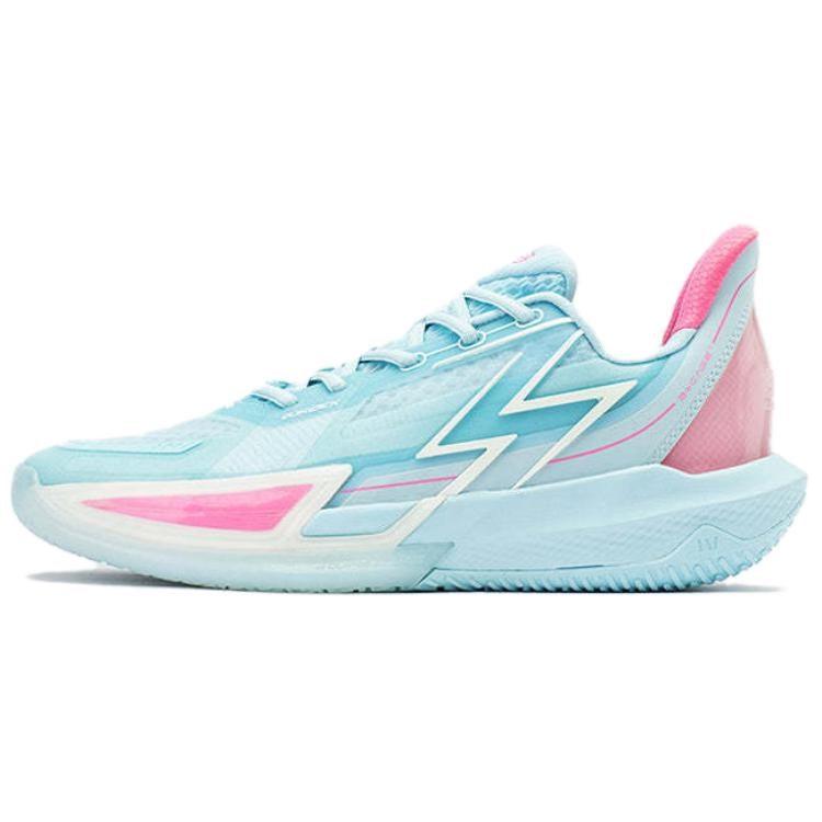 361 Big3 4.0 QUICK Reverse Comfortable Mesh Low Top Basketball Shoes Unisex Blue Pink 672321105-6