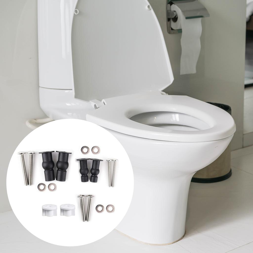 Toilet Seats Hinge Screw Toilet Seats Blind Hole Fixings Expanding Rubber Bolt Top Fix Nut for Top Mount Toilet Seats