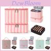 Modern Minimalist Dual Layer Makeup Organizer With Large Capacity For Travel And Home Use