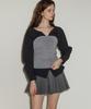 LAUTREDE MIN Bustier Layered Knit Top