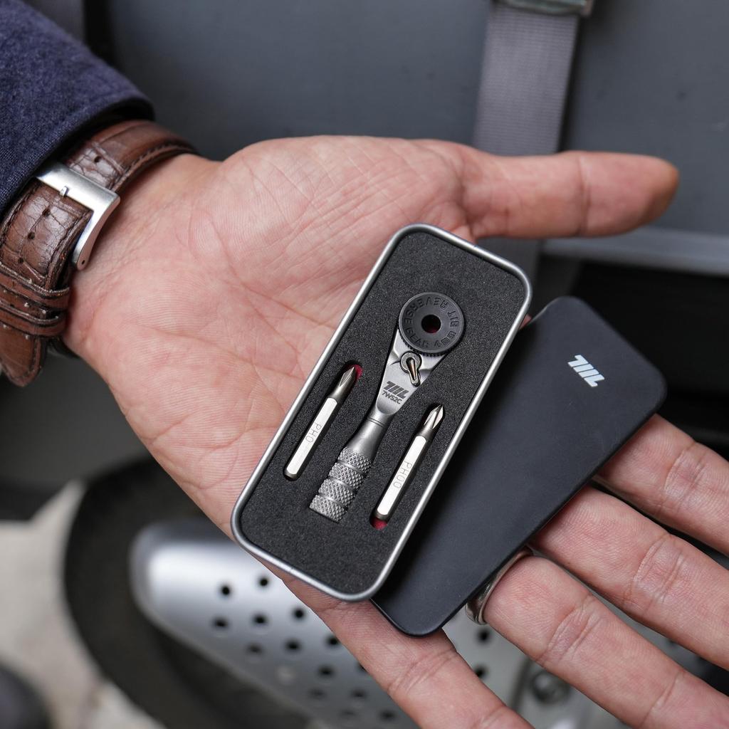 711L Micro Ratchet Wrench with Knurled Grip 4mm Precision Ratchet Screwdriver for and Device Repair Mini Ratchet Tool - Electronics, Watches,