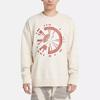 Timberland Pattern Printed Crew Neck Long Sleeve Sweatshirt Unisex sweatshirt Vintage-White A6BMP-CR3