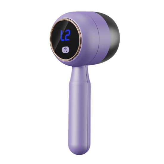 Lint Trimmer Fabric Shaver Electric Lint Remover with 6-Blade Cutter Display Rechargeable USB Adjustable Speed LED