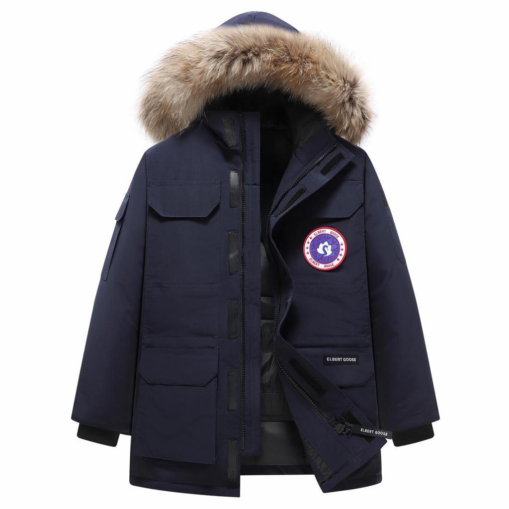 Zimní expediční parka s husím peřím - Zesílená nadměrná velikost Pracovní oděv pro muže a ženy