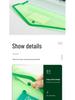 Transparent A4 Document Bag with Large Capacity and Business Card Holder