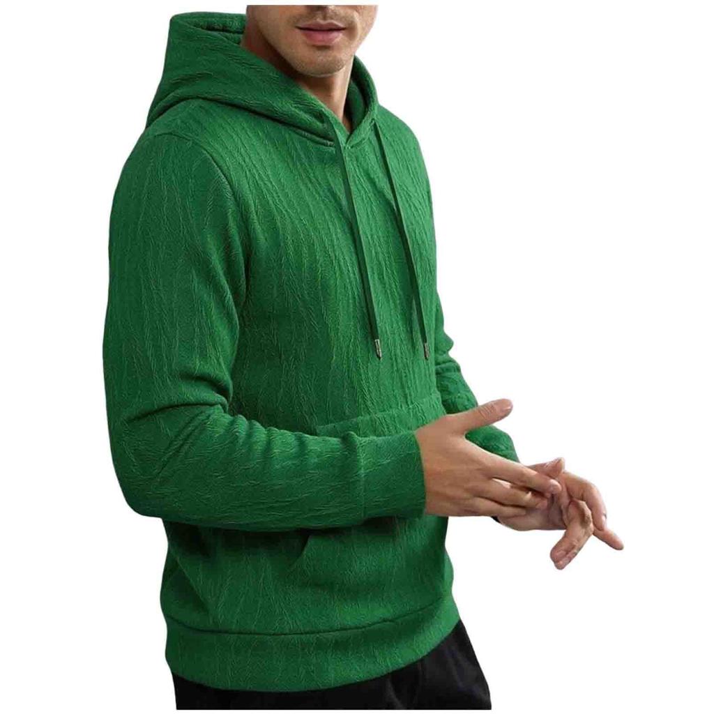 Men's Pullover Hoodie with Pocket Color Casual Outdoor Sportswear