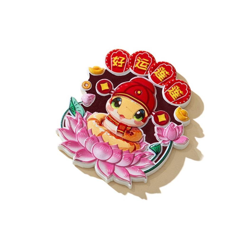 1/4pcs Resin Spring Festival Couplet Cute Fridge Magnets  Locker Cabinet