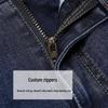 SEPTWOLVES Herren Jeans mit geradem Bein, gewaschen