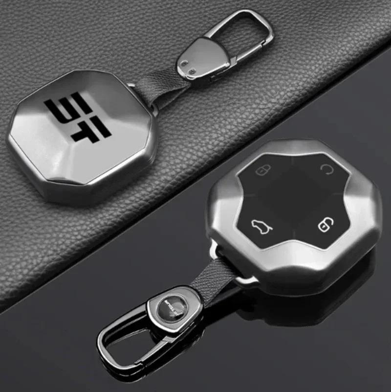 Car Key Cover Fit For Jetour Traveller T2    Modified Matte Black Car Key Protective Shell Car Accessories