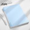 Durable Planner for Home A5 Spiral Notebook, Lined /Horizontal Grid/Blank Inner Page, Multifunctional Writing Pad Morandi Solid Color Cover Sketchbook