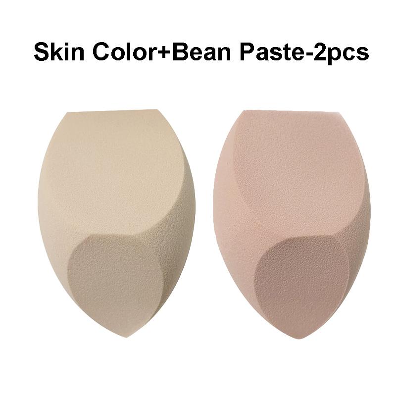 2Pcs Big Size Makeup Sponge Foundation Cosmetic Puff Soft Smooth Powder Concealer Sponge Blender Wet Dry Dual Use Make Up Puff