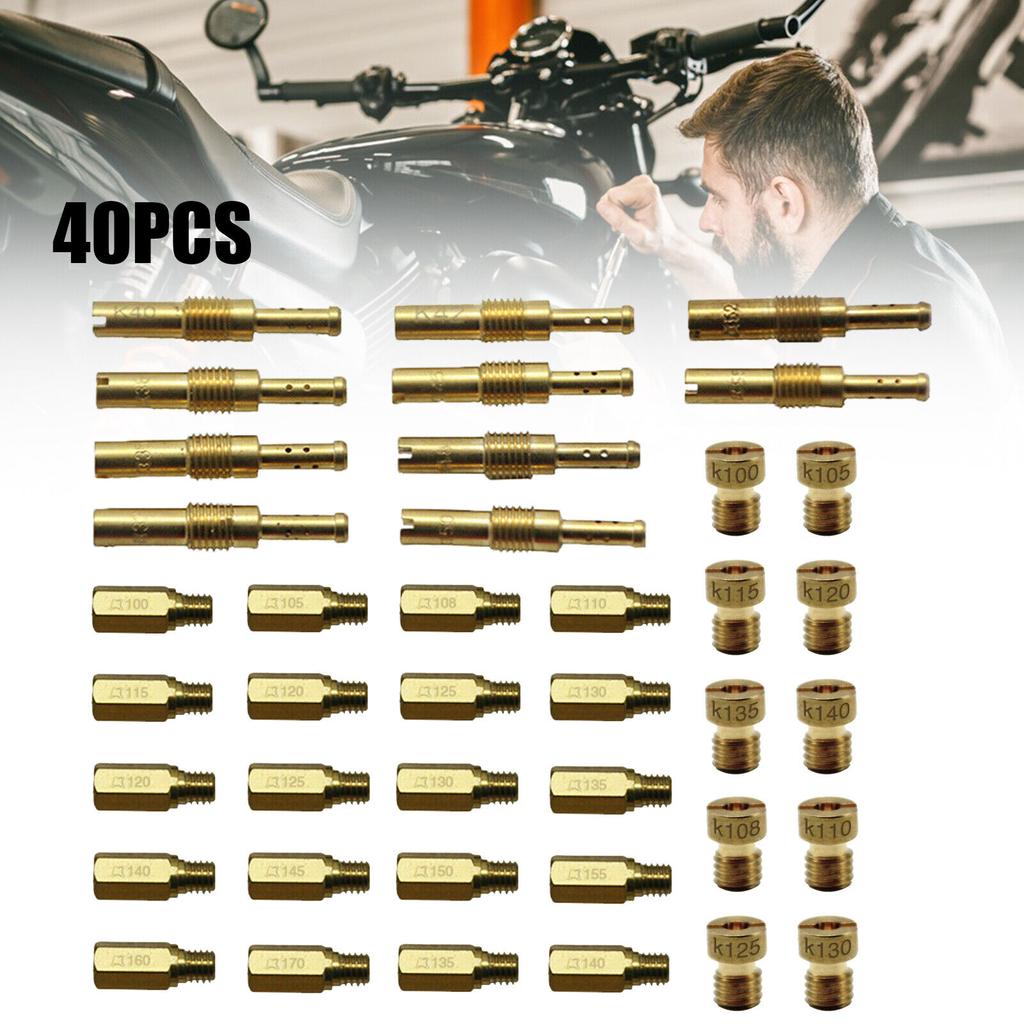 Satın alın 40Pcs For PWK Keihin OKO Carbs Carburetor Main Jets with