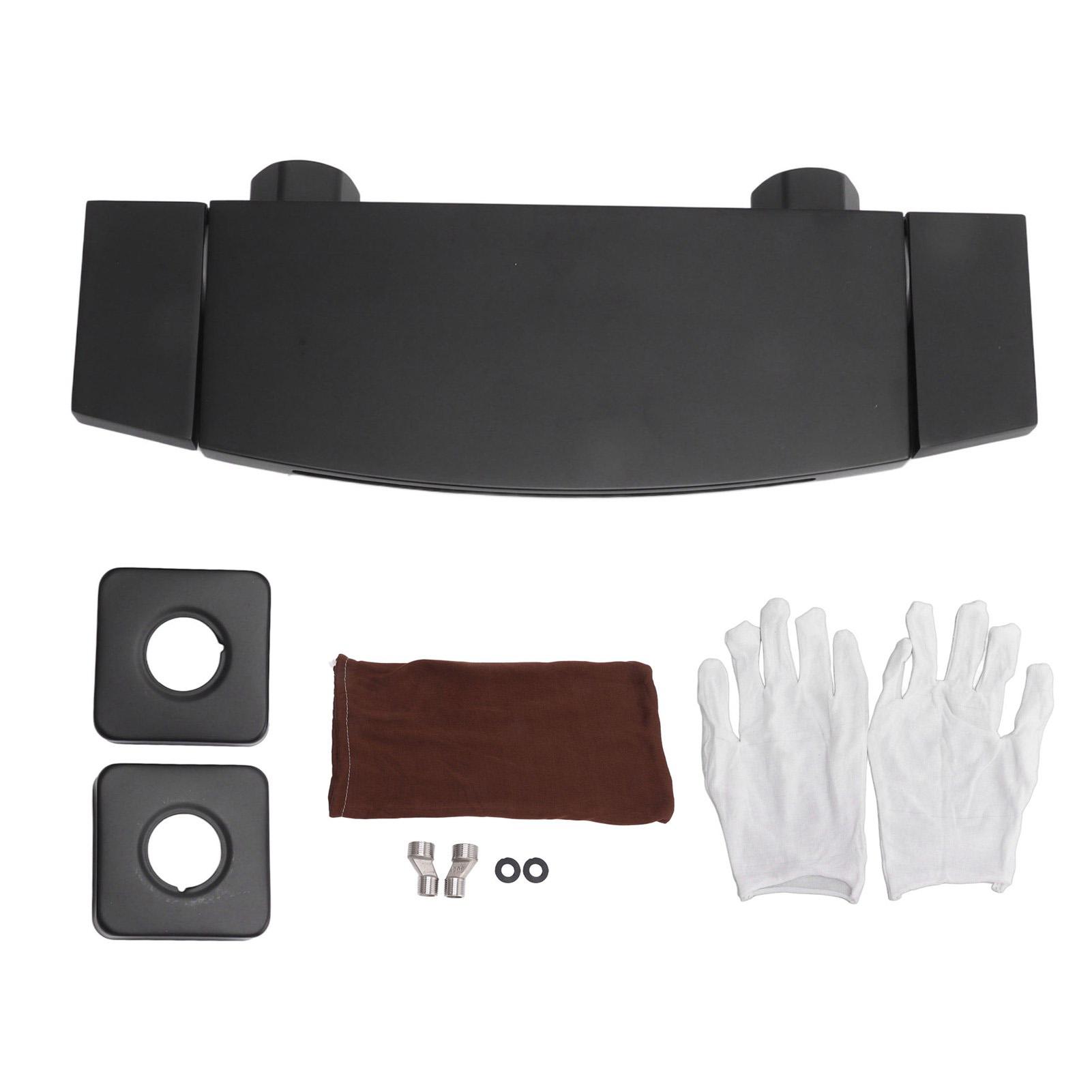 

Водопад смеситель для ванны черный настенный смеситель для ванны прочный женский наружная резьба G1/2 для ванны с дождевой водой чёрный