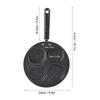 4 Holes Non Stick Coating Frying Pan Home Kitchen Cookware Cooking Tool for Fried Eggs
