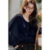 Moka Na Women's Fashion Long-Sleeve Knit Sweater