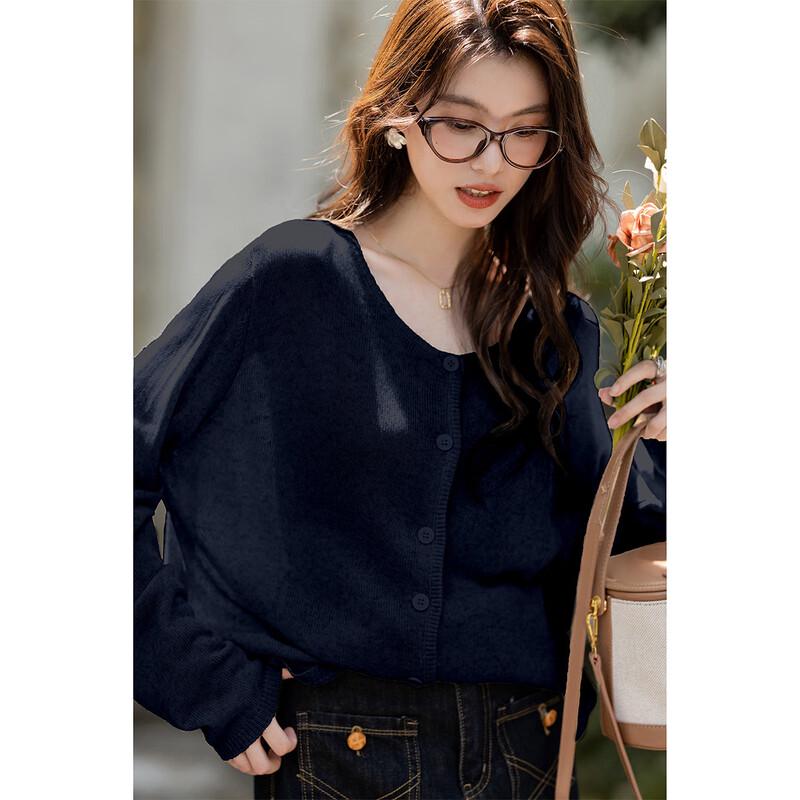 Moka Na Women's Fashion Long-Sleeve Knit Sweater
