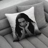 Singer CCharli XCX BRAT Pillow Case Soft Cushion Cases for Farmhouse Sofa Decor Home Decorations and Protector
