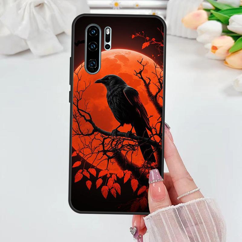 Goth Raven Case For Huawei Nova 3i 7i 8i 11i 10 9 SE 5T Y60 Y61 Y70 Y90 P Smart P60 Pro P30 P40 Lite